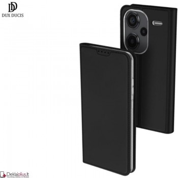 Dux Ducis Skin Pro dirbtinės odos dėklas - juodas (Xiaomi Redmi Note 13 Pro Plus)